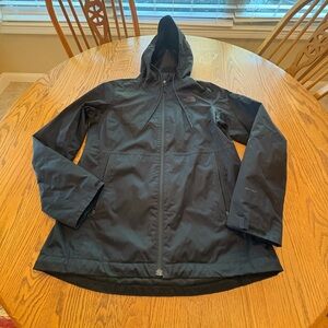 The North Face Black DryVent Softshell Rain Jacket Women's Size M VGUC